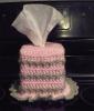 Pink and Green Tissue cover