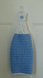 Blue dish towel