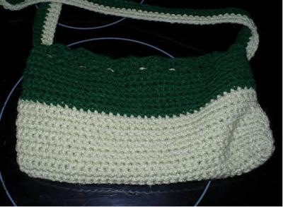 Green Purse Back view