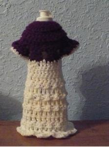 Purple and White Dish Soap Dress